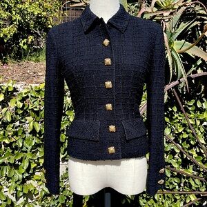 Valentino vintage tweed evening jacket